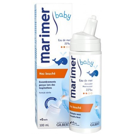 MARIMER BABY Spray nasal bébé Eau de Mer Nez Bouché (spray 100 ml)