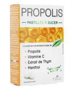 3Chenes Propolis Pastilles A Sucer Boite De 40 Pastilles