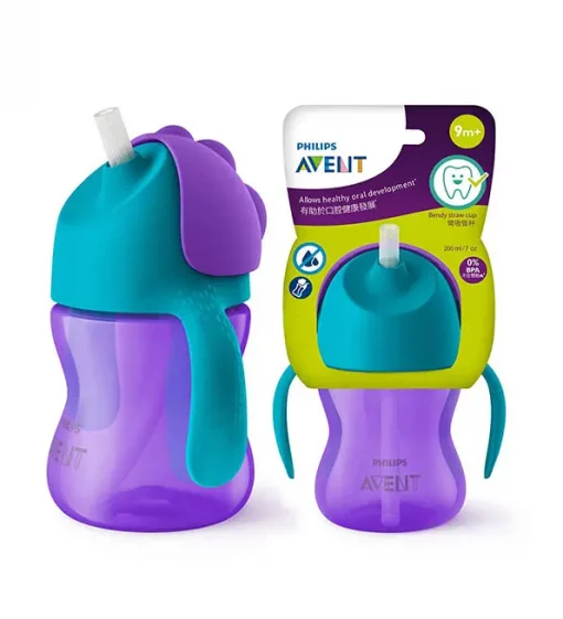Avent Straw Cup 200ml/7oz Single Mixed scf796/00