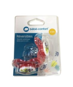Bebe Confort 2 Sucettes Reversible 0/6 Animals Rose