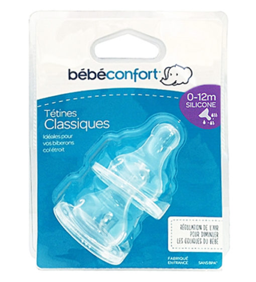 Bébé Confort 2 Tétines Classique 3 Vitesses T2 0-12m