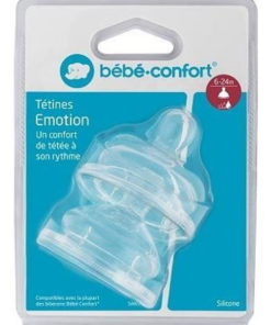 Bébé Confort 2 Tétines Emotion Col Large T3 6-24m