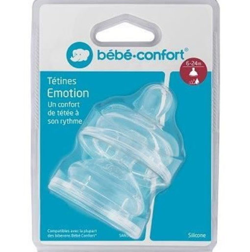 Bébé Confort 2 Tétines Emotion Col Large T3 6-24m