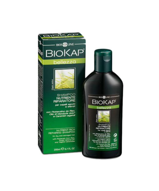 Biokap shamp nourrissant reparateur cheveux secs 200ml