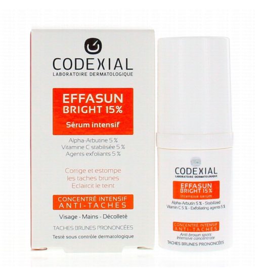 Codexial Effasun bright 15% Serum intensif 15Ml