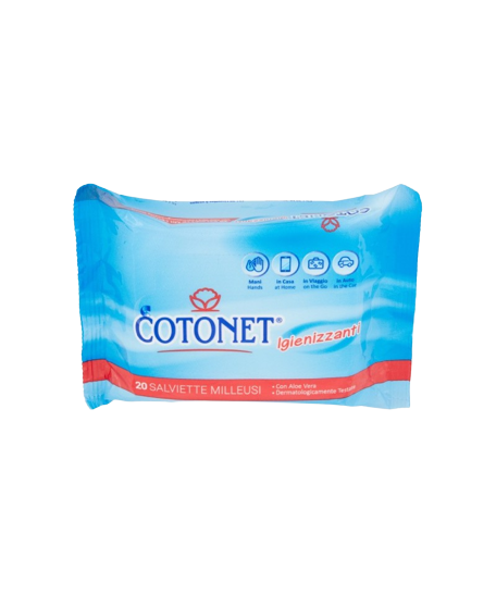 Cotonet Lingettes Mutipurpose 20 Salviette