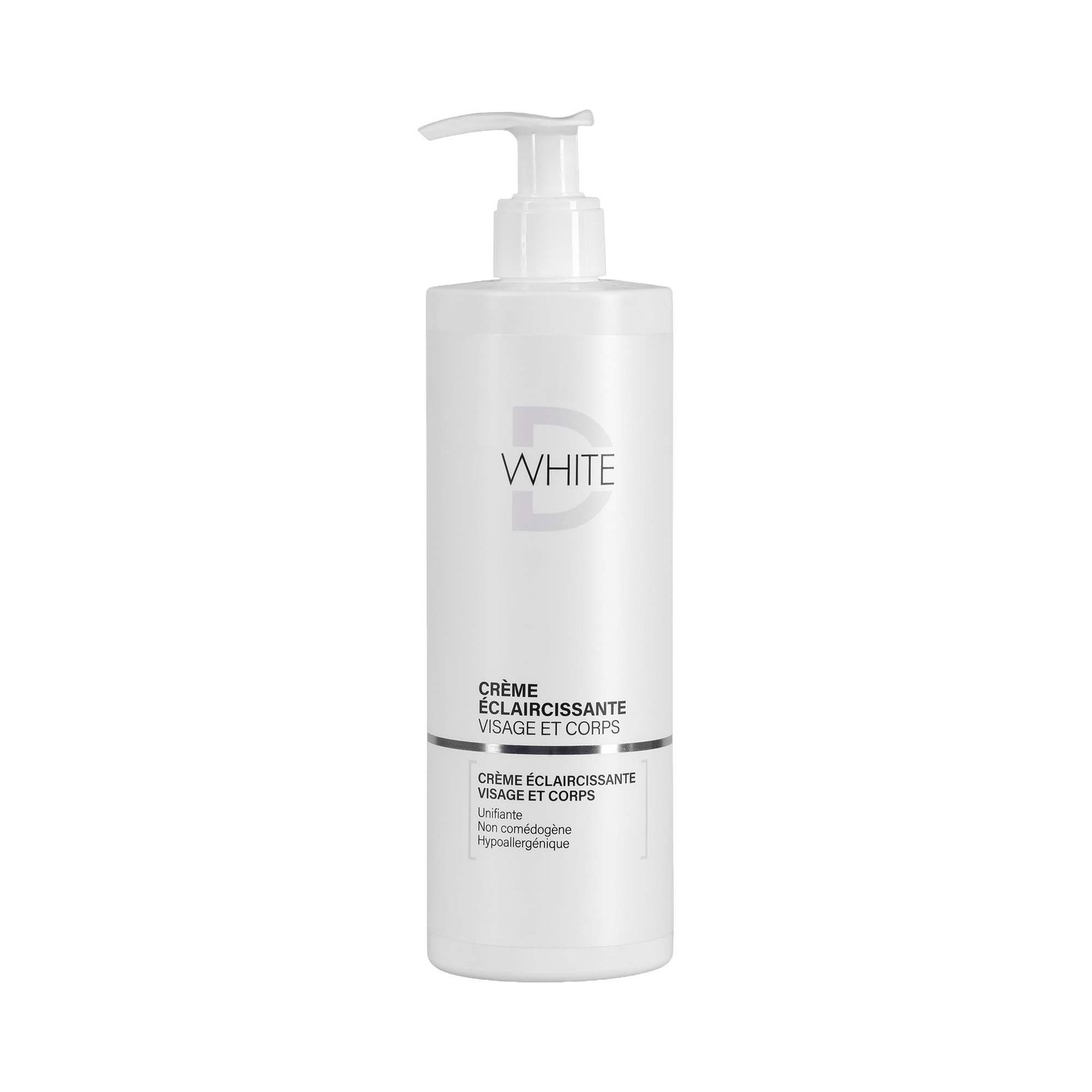 DWHITE CRÈME ÈCLAIRCISSANTE VISAGE et CORPS 400ML