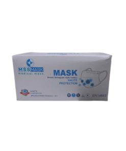 Masque MSS avec filter Elastic Gras boite de 50 unités