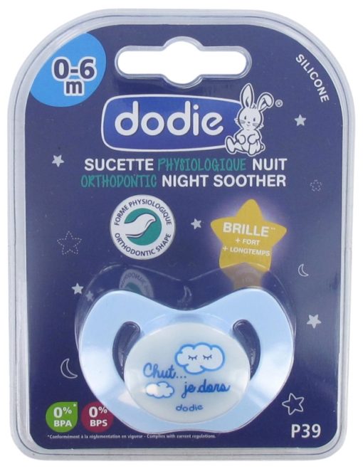 Dodie Sucette Physio 0-6 Sil Nuit P39