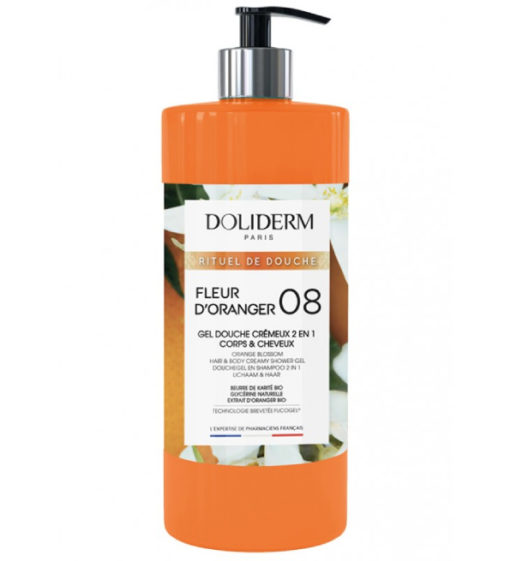 Doliderm Gel Douche 08 Fleur d'oranger 1L