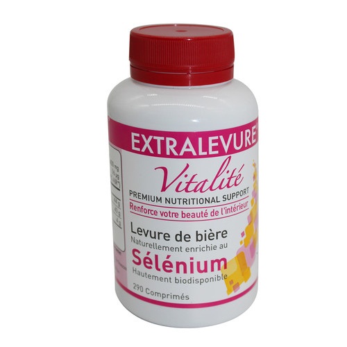 Extralevure vitalite selenium 290 comprimés