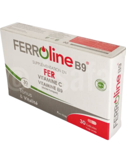 Ferroline B9 fer vitamine C+B9 30 gelules