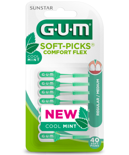 Gum Soft Picks Confort Menthole 40pcs 670