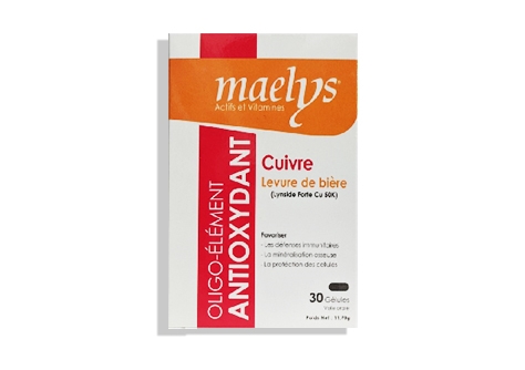 Maelys Cuivre 30 gelules