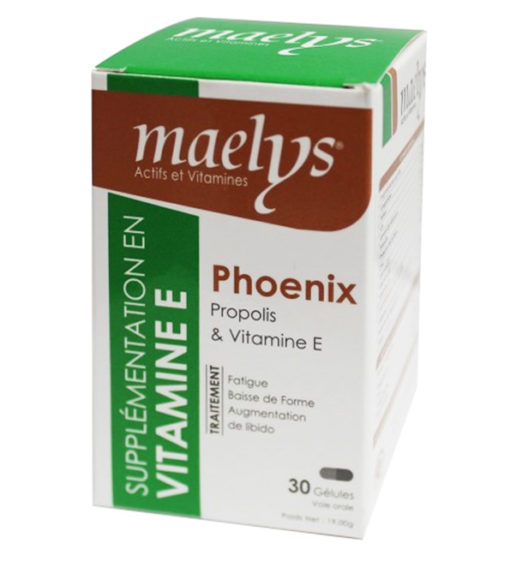 Maelys Phoenix propolis et vitamine E 30 gélules
