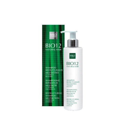 M&D bio12 shampooing reparateur multi actif 250ml