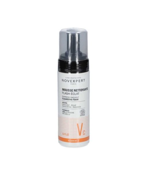 Novexpert mousse nettoyante flash éclat 150Ml