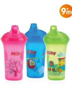 Nuby Gobelet anti-goutte valve anti-fuite +9m 270ml ID10018