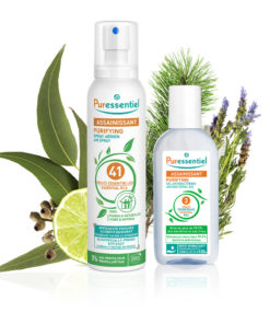 Puressentiel Assainissant Spray Aerien 200ml+Gel Antibacterien 80ml pack