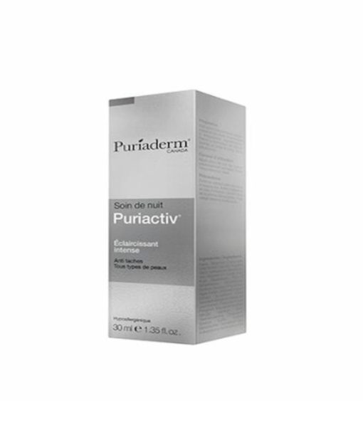 Puriaderm Puriactiv Eclaircissant Soin Nuit 30ml