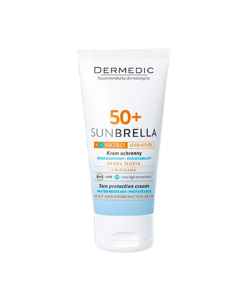 Dermedic Sunbrella Creme Spf50+ Peau Mixtes Ou Grasses Pour Acne 50ml