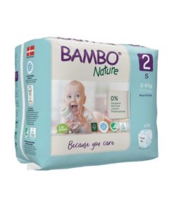 Bambo Nature 2, couches S 3-6 kg/30 un