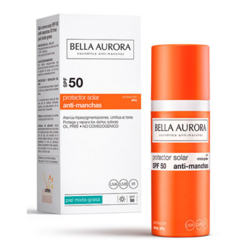 Bella Aurora ecran Spf 50 Peaux mixte-Grasse 50 ml