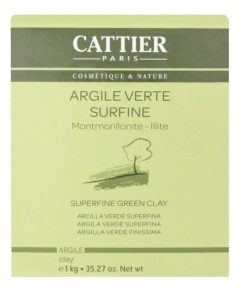 Cattier Argile verte Surfine 1kg