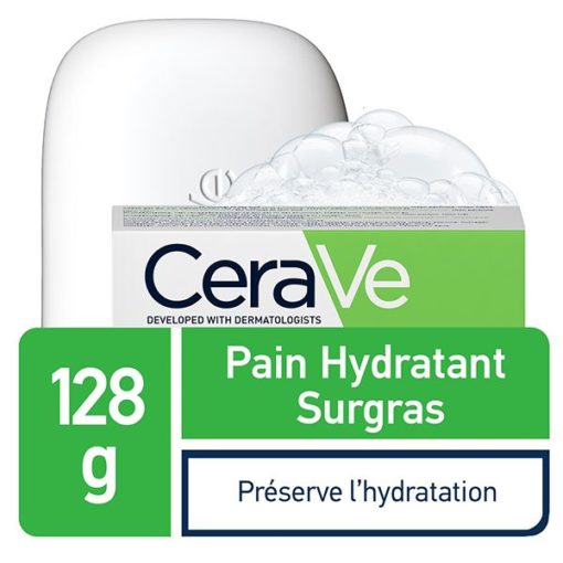 CeraVe Pain Hydratant Surgras Peau Normale à Sèche 128 G