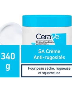 CeraVe SA Crème Anti-Rugosités Peau Sèche et Squameuse 340g