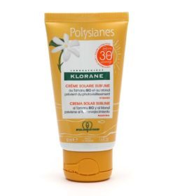 Klorane Polysianes crème solaire sublime visage SPF 30