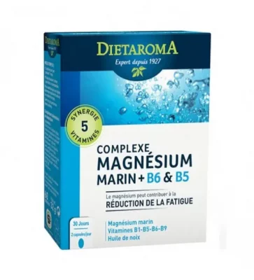 Dietaroma Magnesium marin B6 et B5 60cps