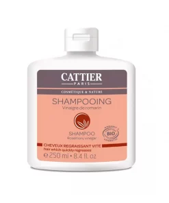 Cattier Shampooing vinaigre de romarin Cheveux Regraissant vite 250ml