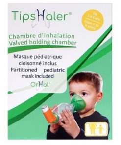 Tips-Haler Masque Pediatrique Cloisonne 1-6 ans