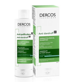 Vechy Dercos shamp anti-pell cheveux gras 200ml