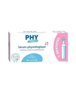 Phy serum physiologique bte 40+5*5ml