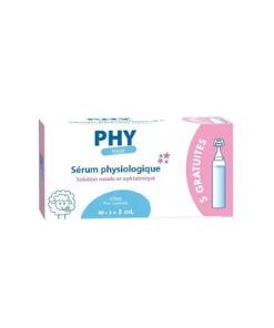 Phy serum physiologique bte 40+5*5ml