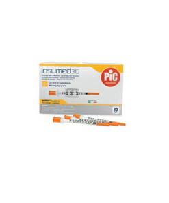 Pic insumed seringue pour insuline 1ml 30G*8mm/boits 30pcs
