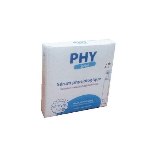 Phy serum physiologique bte 5*5ml