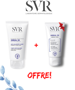 SVR Xerial 50 Extrême Crème Pieds 50 ML + Xerial 30 creme pieds