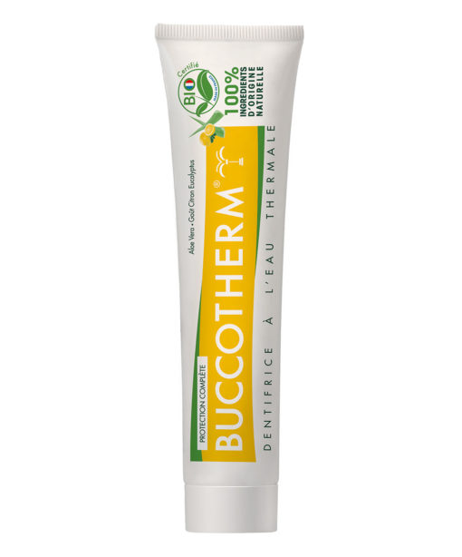 Buccotherm Dentifrice Protection Complète Au Citron Certifié Bio 75 ml