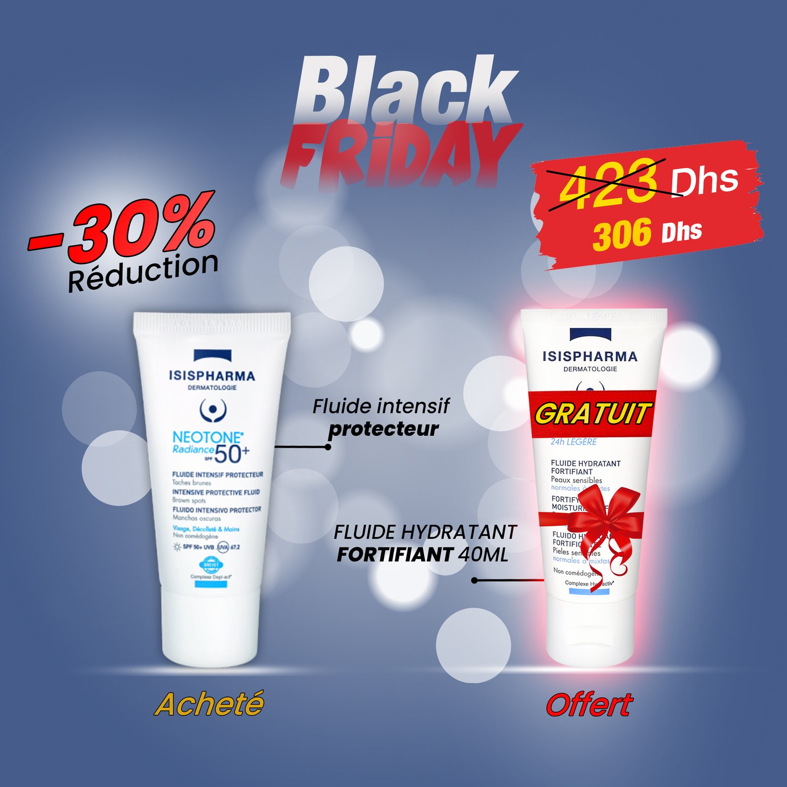 Isispharma Neotone Radiance SPF 50+ Fluide intensif protecteur 30ml