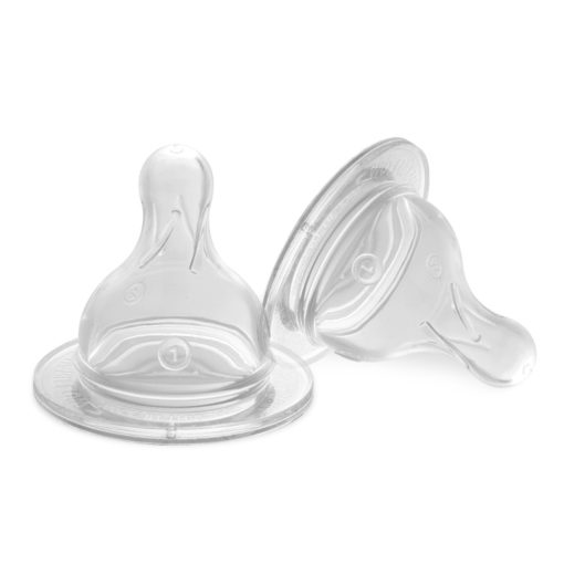 LITTLE'S Tétine Wide Neck (large) En Silicone Pack de 2