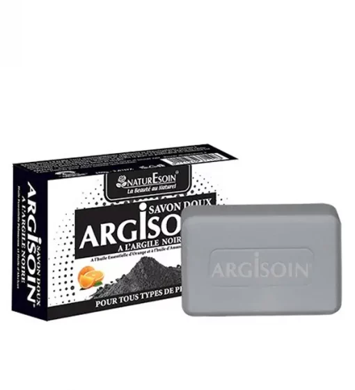 Naturesoin Argisoin Savon à L'argile Noire- 125 g