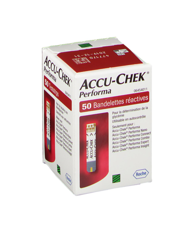 ACCU-CHEK Performa Bandelettes 50 - Citymall