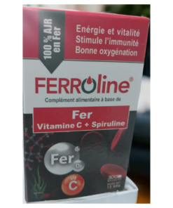 FERROLINE Fer vitamine C + spiruline 30 gélules