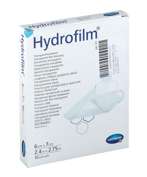 HARTMANN HYDROFILM Pansement Transparent Adhésive 6cmx7cm