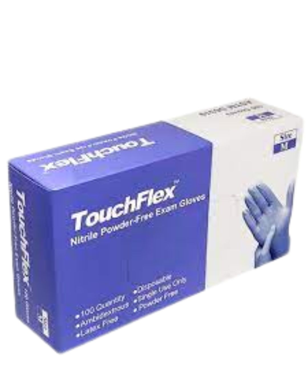 TouchFlex Gants Nitrile pour la restauration Noir 100/boite, sans