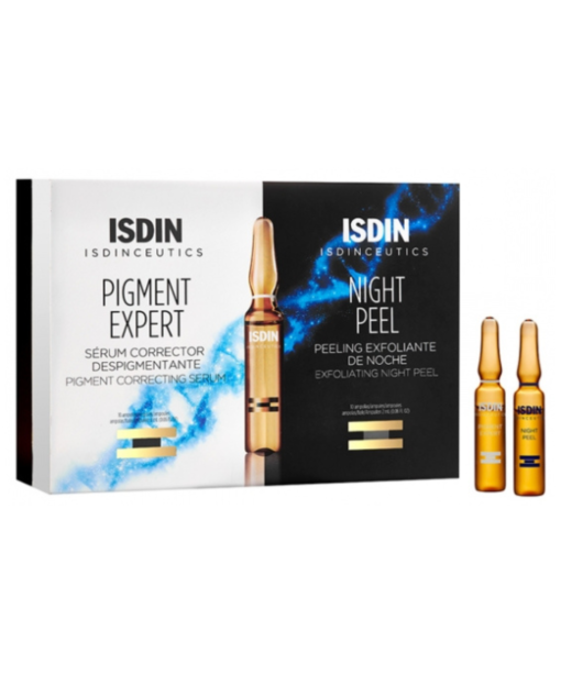 ISDIN Pigment Expert Sérum Dépigmentant + Peeling Exfoliant Nuit