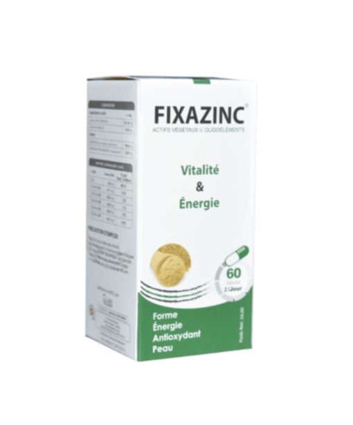 FIXAZINC Vitalité & Énergie 60 gélules